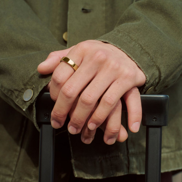 Умное кольцо Oura Ring 5 (размер 8), золотой/Gold в Ижевске