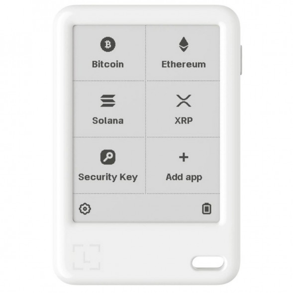 Комплект Криптокошелек Ledger Nano Gen5, белый + Декоративные бейджи (Set 3) в Ижевске
