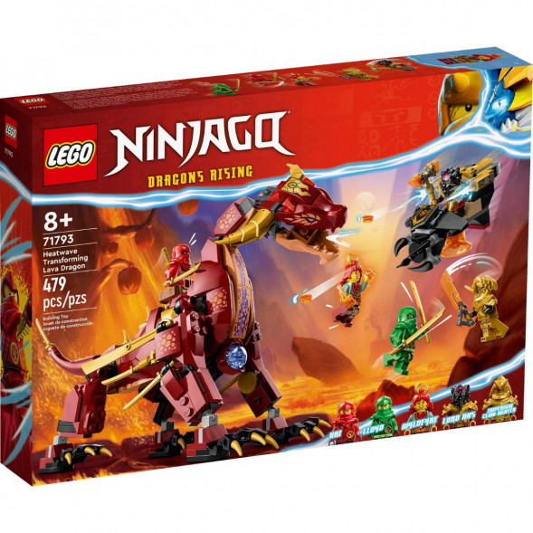 Конструктор LEGO Ninjago 71793 Лавовый дракон-трансформер в Ижевске