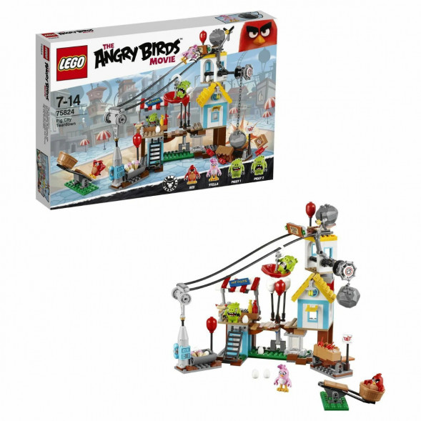 Конструктор LEGO Angry Birds 75824 Разгром Свинограда в Ижевске