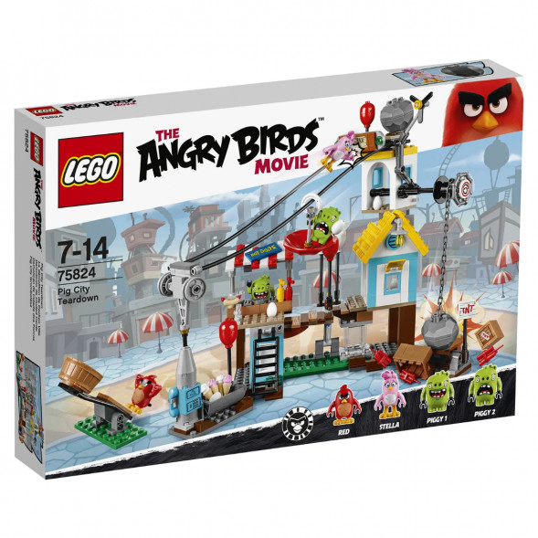 Конструктор LEGO Angry Birds 75824 Разгром Свинограда в Ижевске