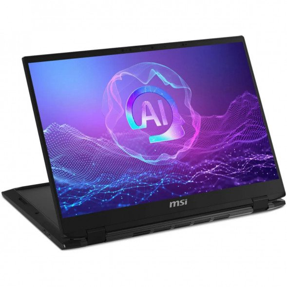 Ноутбук трансформер MSI Summit Pro 16 AI A2HVETG-084RU (16&amp;quot;, IPS, Intel Core Ultra 9 285H 2.9ГГц, 16 ядер, 32ГБ LPDDR5, 1ТБ SSD, NVIDIA GeForce RTX 4050 - 6 ГБ, Windows 11 Pro), черный в Ижевске