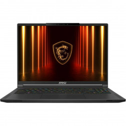 Ноутбук игровой MSI Stealth 16 AI A2HWGG-085XRU (16", Intel Core Ultra 7, 32ГБ, 1ТБ SSD, RTX 5070, FreeDOS), черный