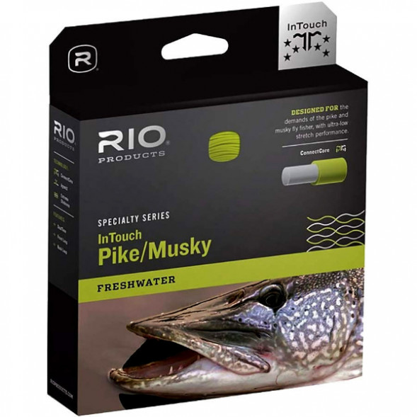 Леска RIO InTouch Pike/Musky WF8F/I, Gray/Yellow в Ижевске