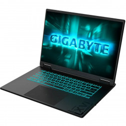 Ноутбук Gigabyte Gaming A16 GA63H (3WHK3EE894SD) (16", IPS, AMD Ryzen 7 260 3.8ГГц, 8 ядер, 16ГБ DDR5, 1ТБ SSD, NVIDIA GeForce RTX 5070 - 8 ГБ, FreeDOS), черный
