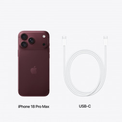 Смартфон Apple iPhone 18 Pro Max 256GB (SIM + eSIM), Burgundy