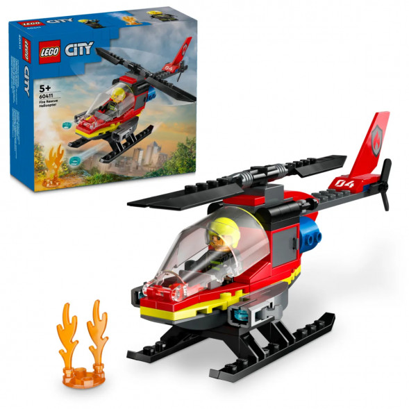 Конструктор LEGO City 60411 Пожарно-спасательный вертолет в Ижевске