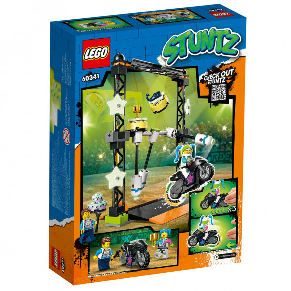 Конструктор LEGO City 60341 Трюковое испытание «Нокдаун» в Ижевске