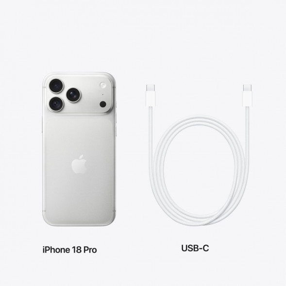 Смартфон Apple iPhone 18 Pro 2TB (eSIM), Silver в Ижевске