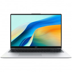 Ноутбук Huawei MateBook D 16 MCLG-X 53014MUA (16", IPS, Intel Core i5 13420H 2.1ГГц, 8 ядер, 16ГБ LPDDR4x, 1ТБ SSD, Intel UHD Graphics, без ОС), серебристый