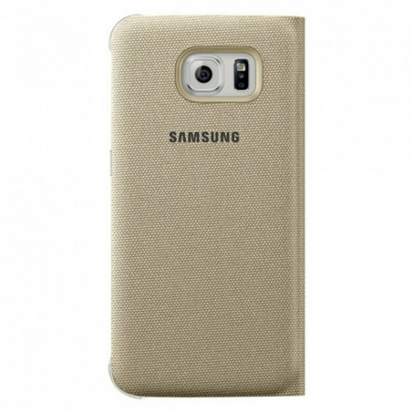 Чехол для Samsung Galaxy S6 S-View Cover (EF-CG920BFE), Gold в Ижевске