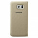 Чехол для Samsung Galaxy S6 S-View Cover (EF-CG920BFE), Gold в Ижевске