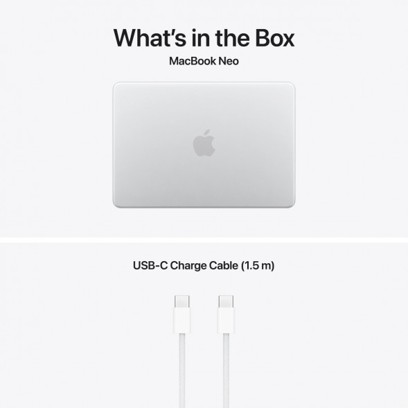 Ноутбук Apple MacBook Neo MHFC4 (A18 Pro 5-Core GPU, 8/512GB), Серебристый/Silver в Ижевске