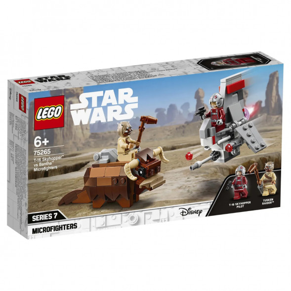 Конструктор LEGO Star Wars 75265 Микрофайтеры Скайхоппер T-16 против Банты в Ижевске