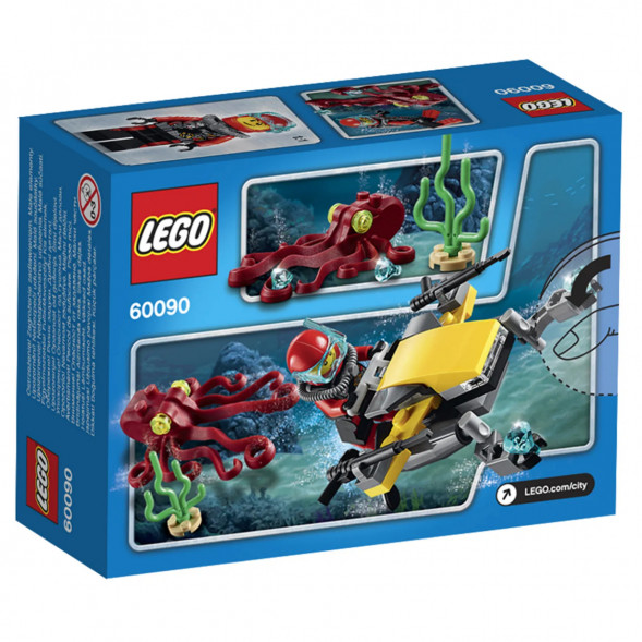 Конструктор LEGO City Deep Sea Explorers 60090 Глубоководный скутер в Ижевске
