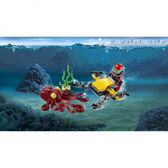 Конструктор LEGO City Deep Sea Explorers 60090 Глубоководный скутер в Ижевске