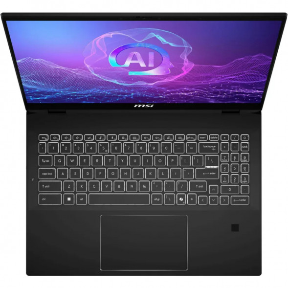 Ноутбук трансформер MSI Summit 16 AI Evo A2HMTG-057RU (16&amp;quot;, IPS, Intel Core Ultra 7 255H 2ГГц, 16 ядер, 16ГБ LPDDR5, 1ТБ SSD, Intel Arc 140T, Windows 11 Home), черный в Ижевске
