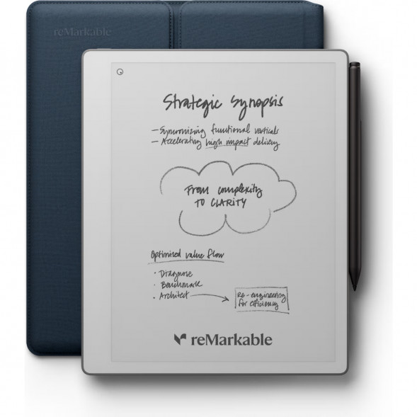 Графический планшет reMarkable Paper Pure+Marker Plus+Sleeve Folio, Ocean Blue в Ижевске